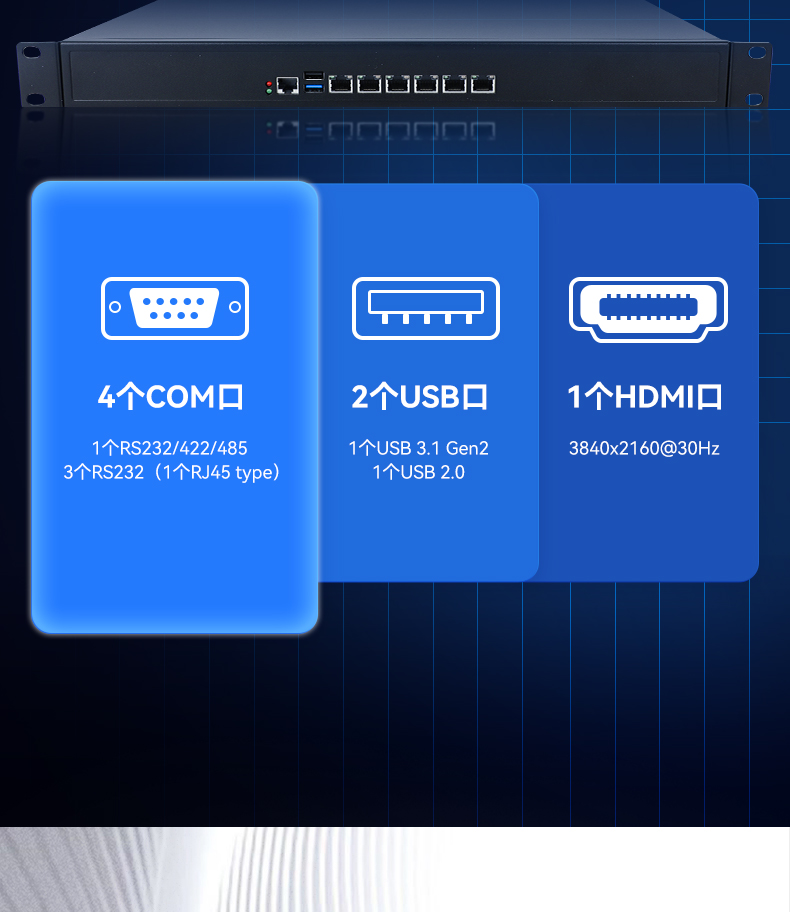 東田1U多網(wǎng)口工控機,網(wǎng)絡(luò)安全主機工業(yè)電腦,DT-12160-J6412.jpg 東田1U多網(wǎng)口工控機,網(wǎng)絡(luò)安全主機工業(yè)電腦,DT-12160-J6412.jpg