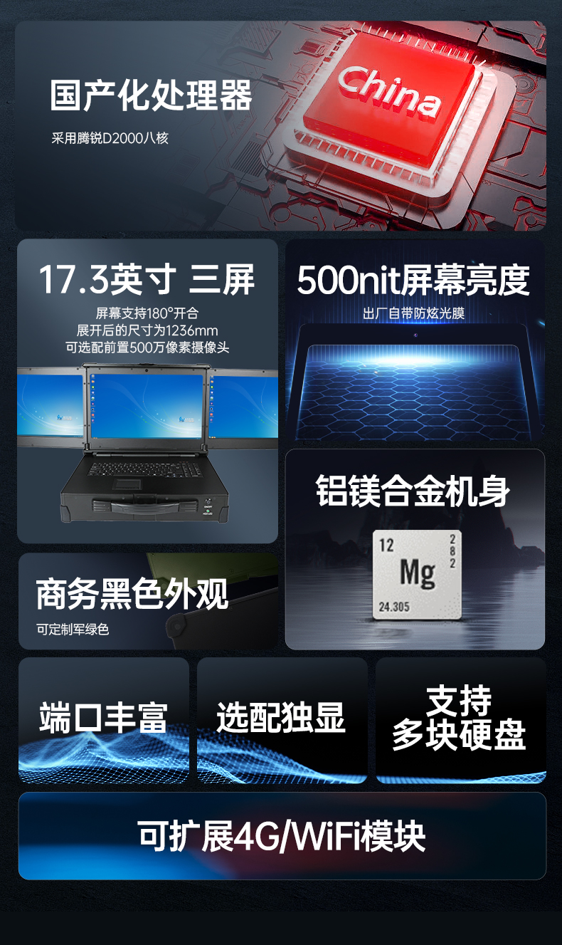 三屏加固便攜機(jī),移動(dòng)工作站,DT-S1437CU-FD2K.jpg 三屏加固便攜機(jī),移動(dòng)工作站,DT-S1437CU-FD2K.jpg