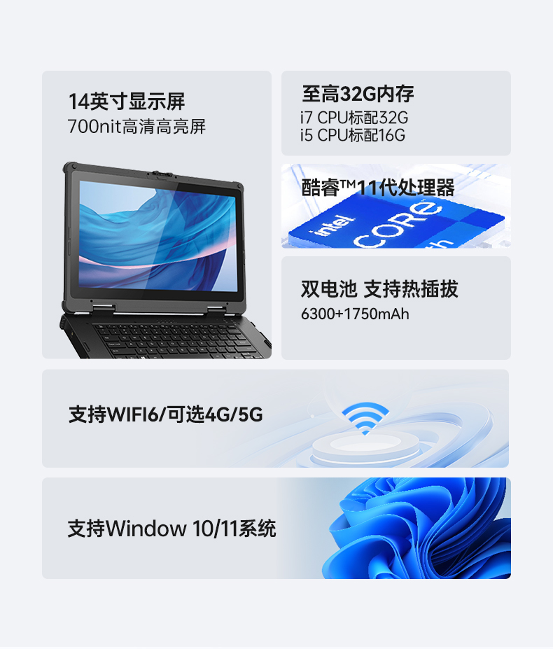 14英寸三防加固筆記本,Window 10/11系統(tǒng)工控筆記本,DT-14A.jpg 14英寸三防加固筆記本,Window 10/11系統(tǒng)工控筆記本,DT-14A.jpg