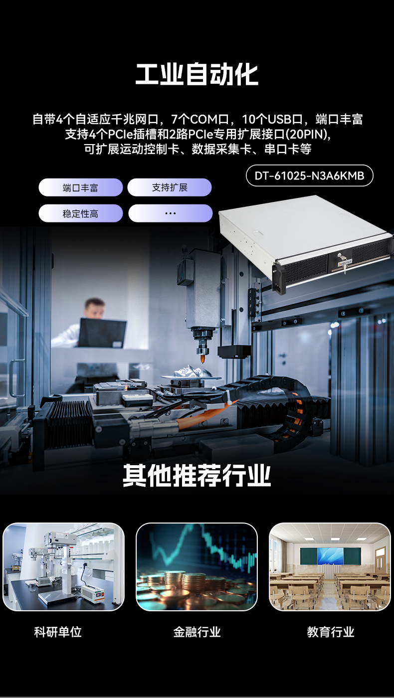 國產(chǎn)化機架式工控機,龍芯cpu工控主機電腦,DT-610L-N3A6KMB.jpg 國產(chǎn)化機架式工控機,龍芯cpu工控主機電腦,DT-610L-N3A6KMB.jpg