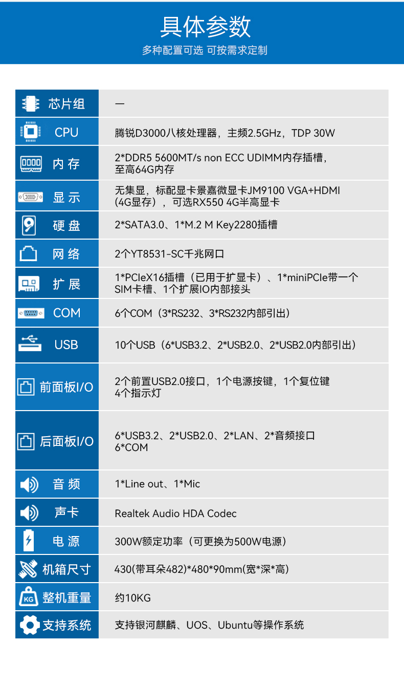 飛騰D3000高性能工控機(jī),10個(gè)usb口,雙通道DDR5,DT-61025-BD3KMC.jpg 飛騰D3000高性能工控機(jī),10個(gè)usb口,雙通道DDR5,DT-61025-BD3KMC.jpg