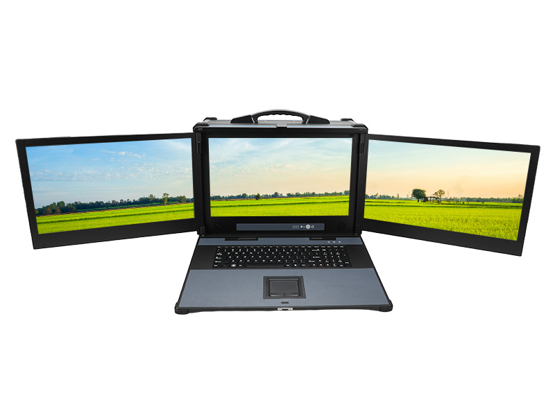 17.3英寸三屏加固便攜機(jī),便攜式一體機(jī)電腦推薦,DTG-S1437ZD-BH470MA